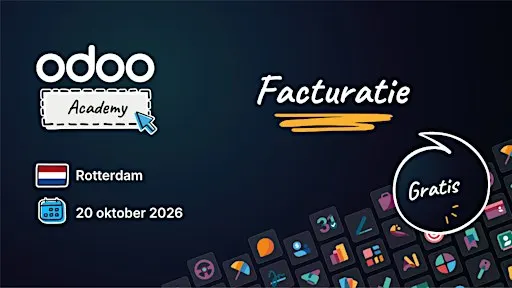 Odoo Academy Facturatie - Rotterdam