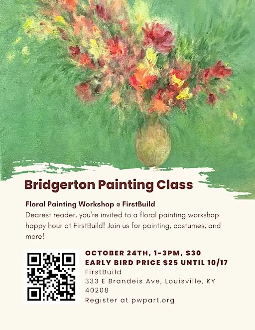 Bridgerton-Themed Floral Painting Workshop
