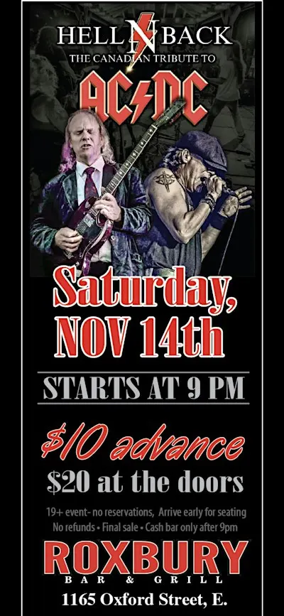 HELL N BACK - AC/DC tribute