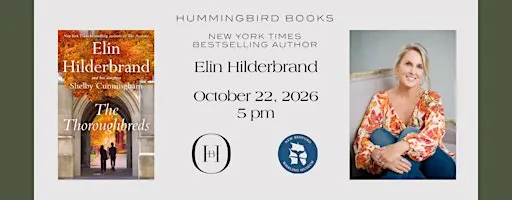 An Evening of Conversation with Elin Hilderbrand (New Bedford) - 5PM