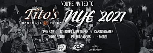 Tito's New Year's Eve 2026 All-Inclusive at the Roof