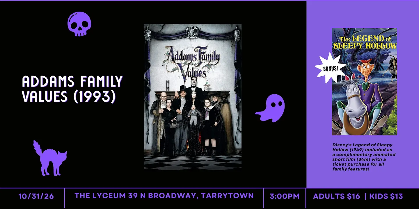Disney's Legend of Sleepy Hollow & Addams Family Values (1993) · PG-13