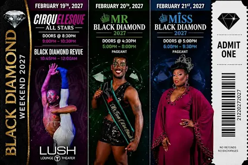 Mr and Miss Black Diamond 2027 Pageant 3-day Pass-PRESALE FOR 30 DAYS