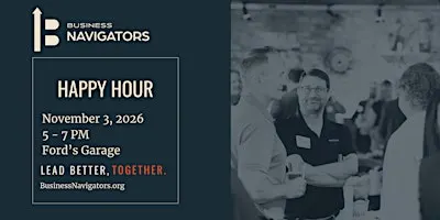 November 3 - Happy Hour!