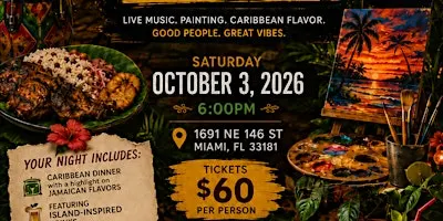 JPP Jam, Puff & Paint – A Caribbean Night in the Garden