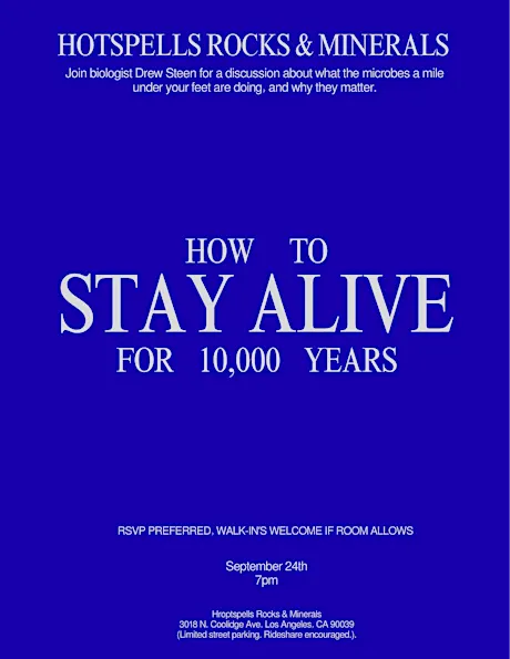 How to stay alive for 10,000 years.
