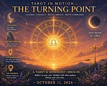Tarot in Motion: A Tarot & Astrology Check-In & Sound Journey