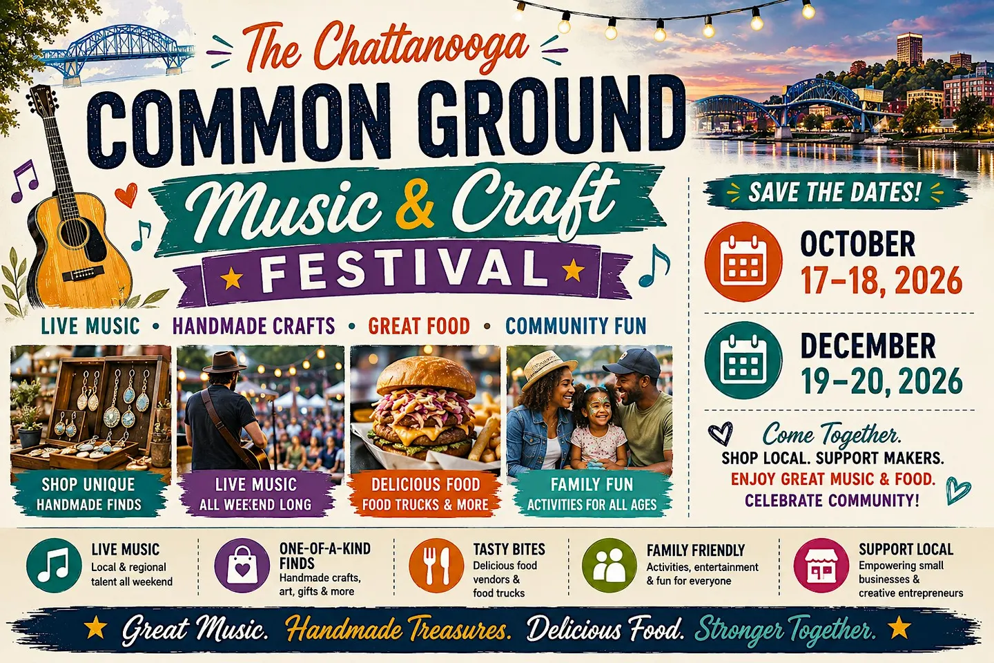 THE CHATTANOOGA COMMON GROUND MUSIC AND CRAFT FESTIVAL