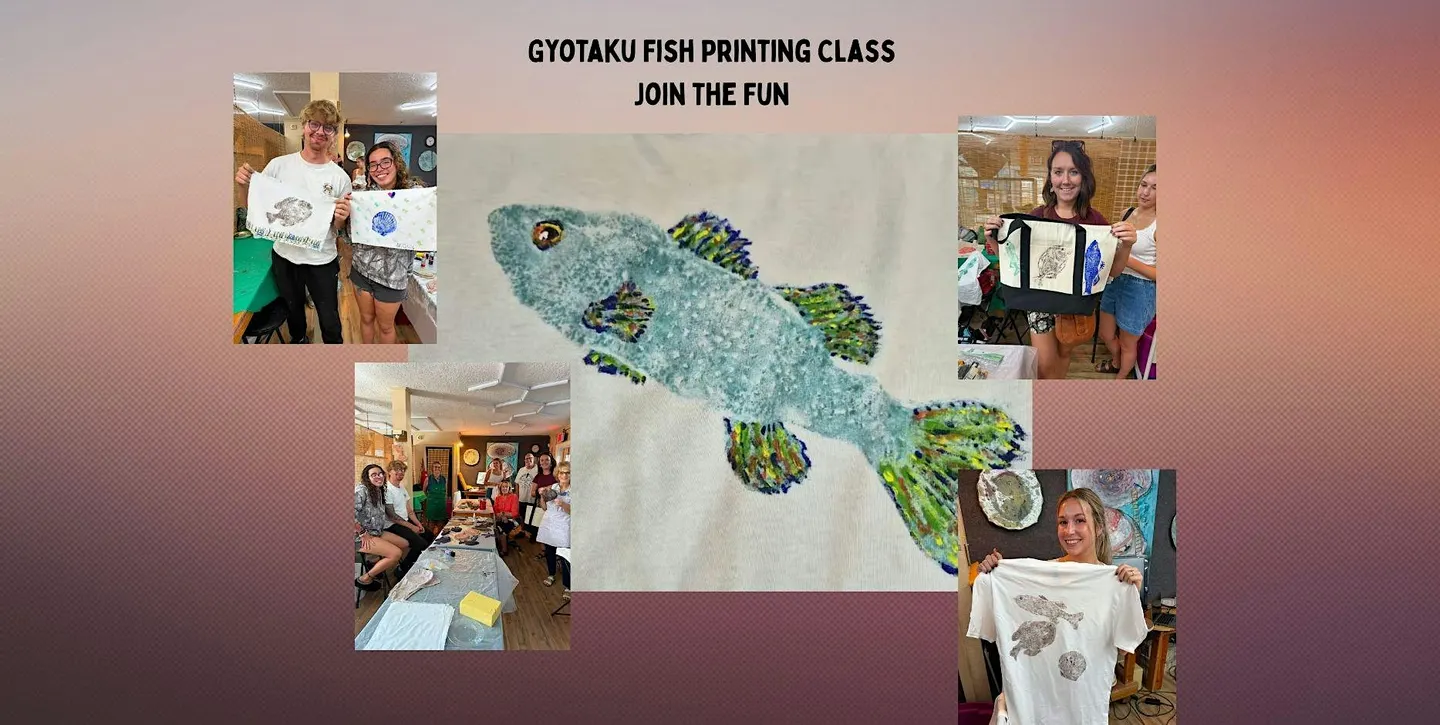 Gyotaku Fish Printing Fun Workshop