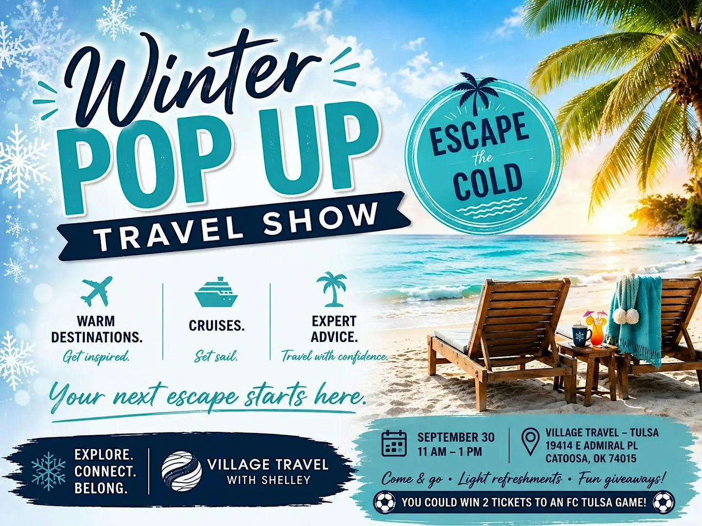 For the Love of Travel ❤️✈️ | Winter Edition: A FREE Pop-Up Travel Show