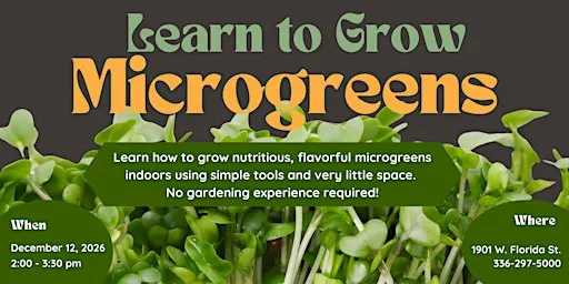 Learn to Grow Microgreens at Home