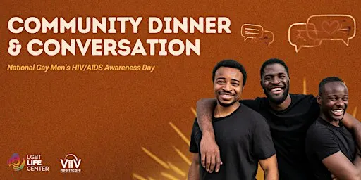 Community Dinner & Conversation for Gay Men’s HIV/AIDS Awareness Day