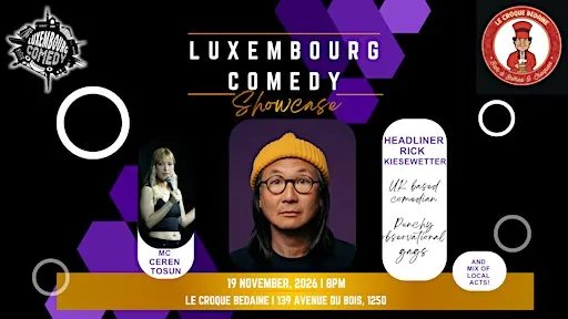 Luxembourg Comedy Showcase in English - Rick Kiesewetter (UK)