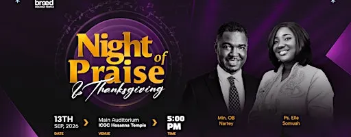 Night of Praise & Thanksgiving