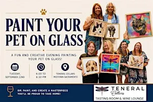 Paint Your Pet or Dragonfly on Glass at Teneral Cellars
