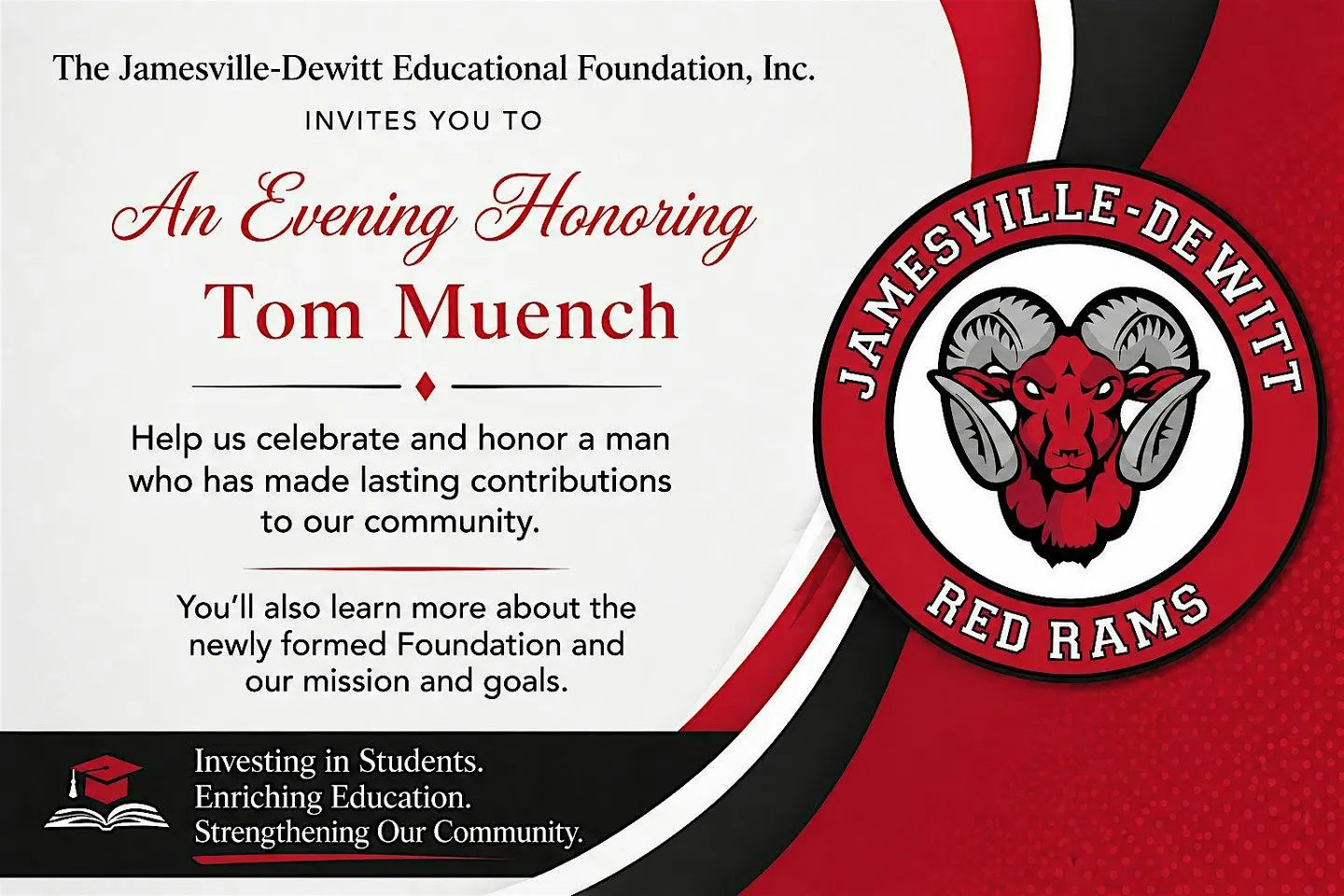 An Evening Honoring Tom Muench