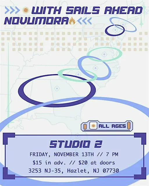 WITH SAILS AHEAD w/ NOVUMORA at Studio Z