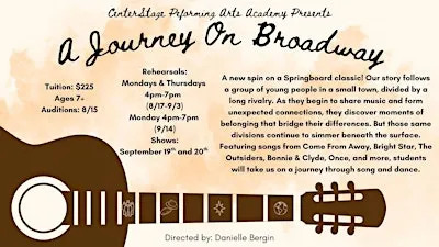 SATURDAY, SEPTEMBER, 19TH 6:00 PM - JOURNEY ON BROADWAY