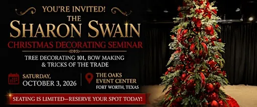 Sharon Swain Christmas Decorating Seminar