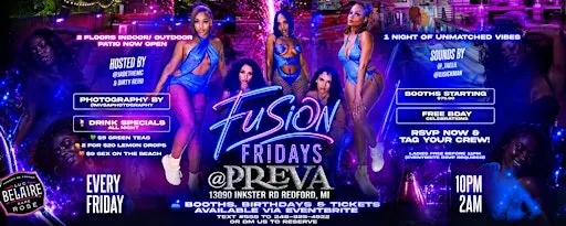 Fusion Fridays @ Preva Night Club