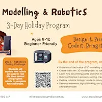 3D Modelling & Robotics_3-Day Jan Holiday Program (Y3-Y6)