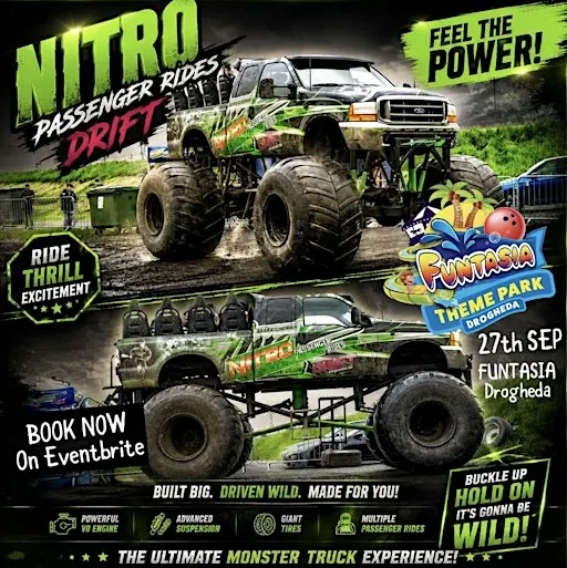 MonsterTruck Passenger Rides Funtasia