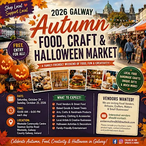 2026 Galway Autumn Food, Craft & Halloween Market