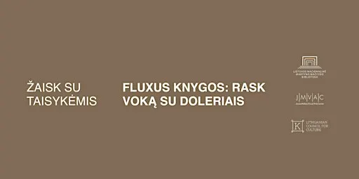 Fluxus knygos: rask voką su doleriais