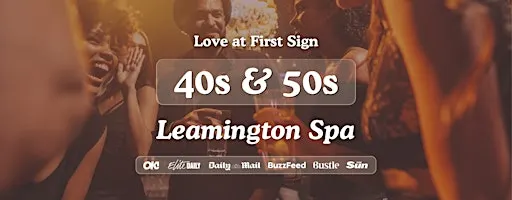 Leamington Spa Singles Night, 40s & 50s | Hart + Co | Love at First Sign