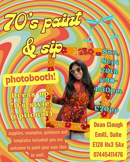 Groovy 70’s Paint & Sip
