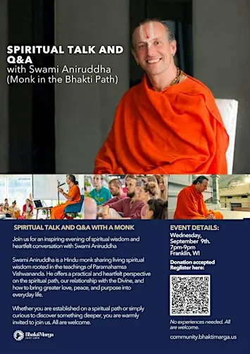 Spiritual Talk and Q&A with Swami Aniruddha