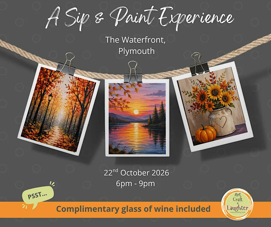 A Sip & Paint Experience - Autumn Edition