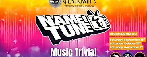 Music Trivia - Name That Tune (1st night)