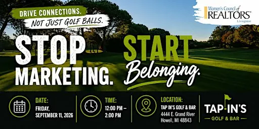 WCR Livingston Presents: Stop Marketing. Start Belonging.