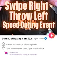 Swipe Right, Throw Left - Speed Dating Event