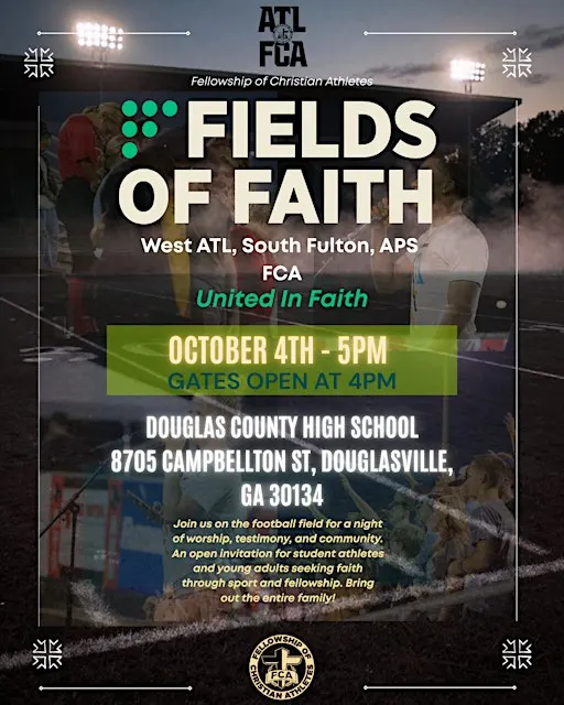FIELDS OF FAITH — ATLANTA