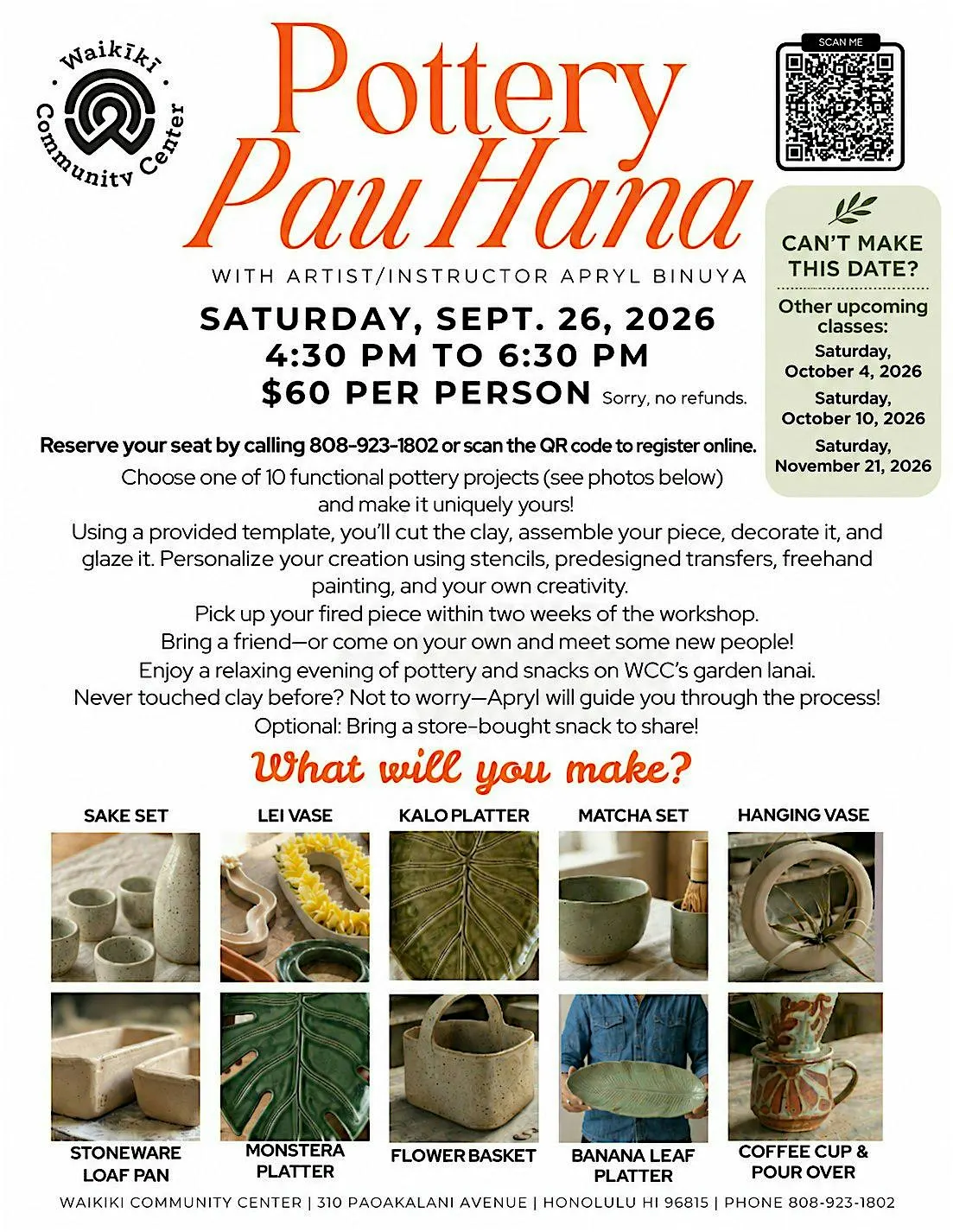 Pottery Pau Hana