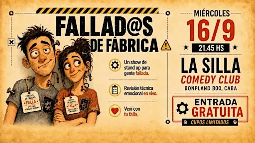 FALLADOS DE FABRICA @ STAND UP