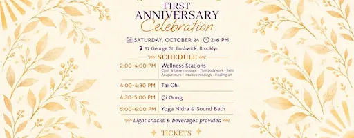 Lucent Healing’s Anniversary Celebration Wellness Event & Sound Bath
