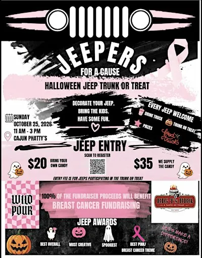 Jeepers For A Cause: A Halloween Jeep Trunk or Treat