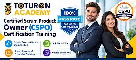 2 Days Certified Scrum Product Owner (CSPO) Training in Cary, NC