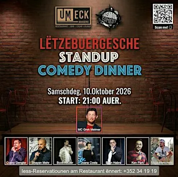 Lëtzebuergeschen Standup Comedy Owend - Brasserie um Eck 2.0