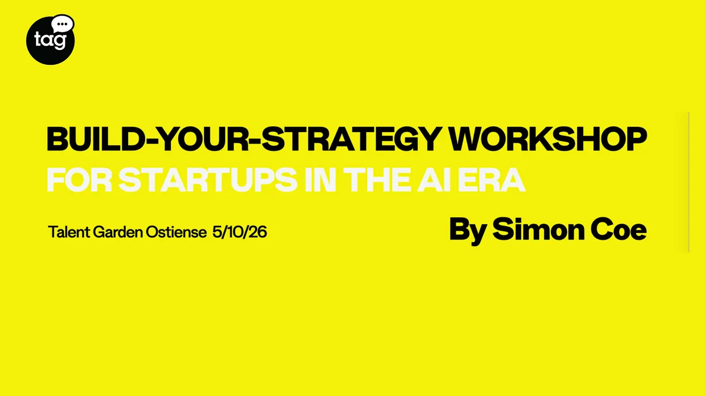 Build Your Strategy workshop – for startups in the AI era