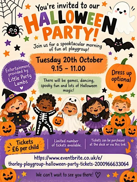 Thorley Playgroup Halloween Party