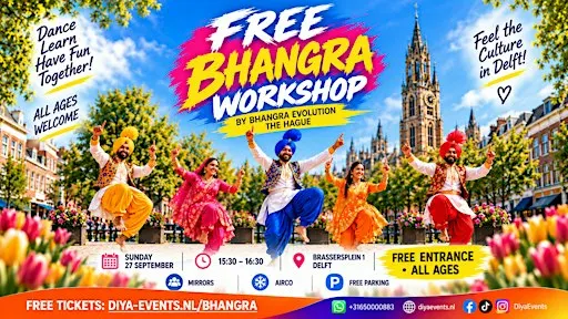 Free Bhangra Workshop – by Bhangra Evolution The Hague