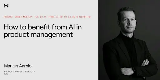 How to benefit from AI in product management by SOK