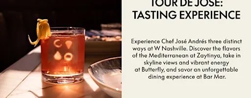 Tour de José Tasting Experience