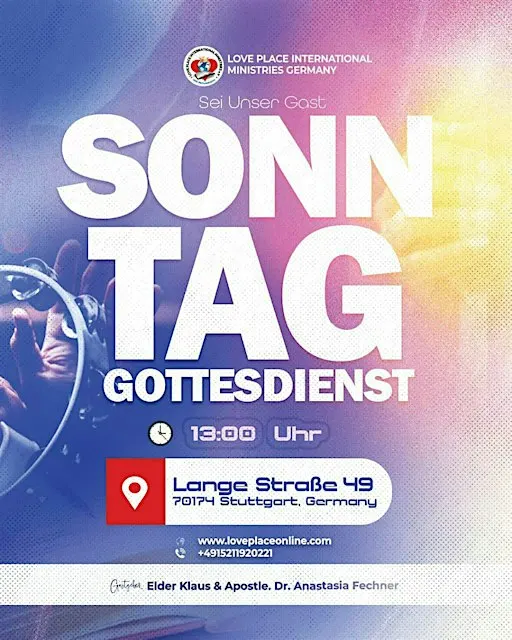 Sunday Service / Sonntag Gottesdienst