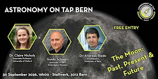 Astronomy on Tap Bern - The Moon: Past, Present & Future