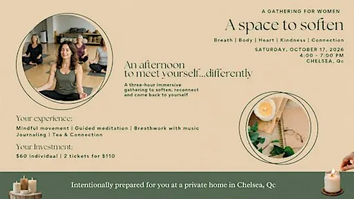 A Space to Soften: Women’s Breathwork + Mindful Movement